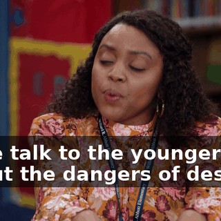 If we talk to the younger kids about the dangers of desking