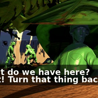 -What do we have here? -Wait! Turn that thing back on!