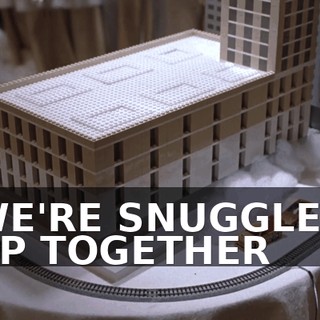 ♪ WE'RE SNUGGLED UP TOGETHER ♪