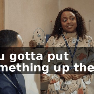 You gotta put something up there.