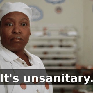 It's unsanitary.