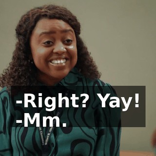 -Right? Yay! -Mm.