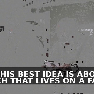 AND HIS BEST IDEA IS ABOUT A PEACH THAT LIVES ON A FARM.