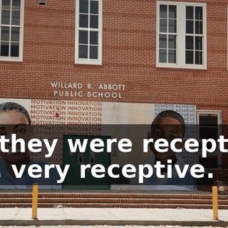 -So they were receptive? -Oh, very receptive.