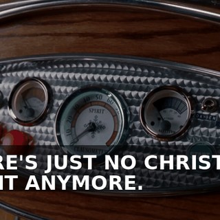 THERE'S JUST NO CHRISTMAS SPIRIT ANYMORE.
