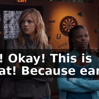 Yes! Okay! This is great! Because earlier
