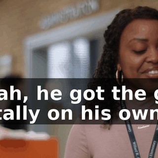 Yeah, he got the gig totally on his own.