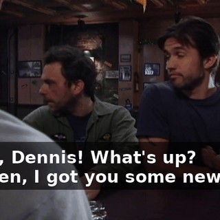 - Hey, Dennis! What's up? - Listen, I got you some new CDs.