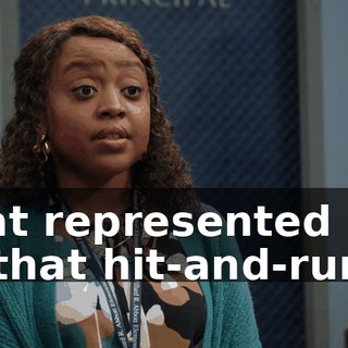 that represented me in that hit-and-run.