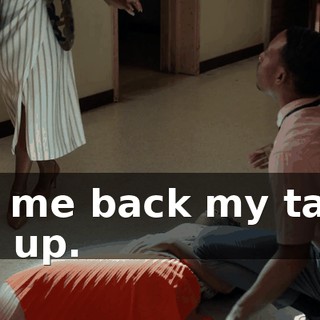 Let me back my tasty ass up.