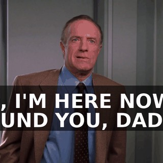 ♪ SO, I'M HERE NOW, I FOUND YOU, DADDY ♪