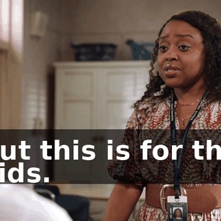 but this is for the kids.